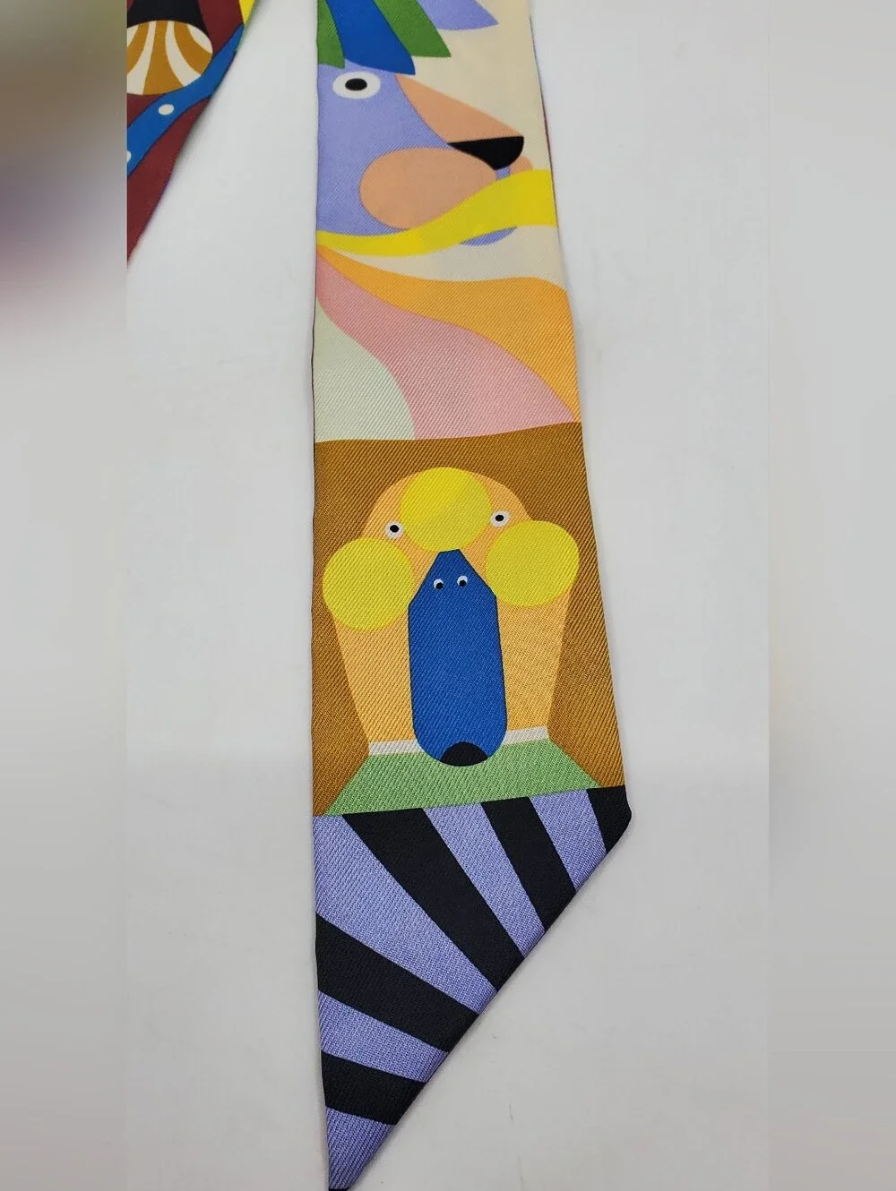 Hermes Parade En Fanfare Twilly Scarf - Picture 3 of 9